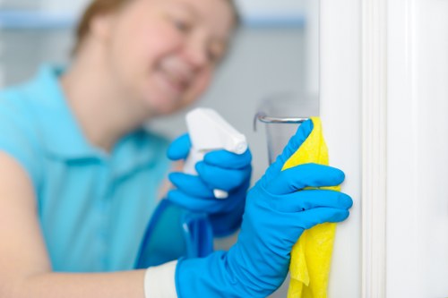 Local curtain cleaning for a modern flat and bay window drapes