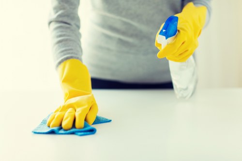Kitchen and bathroom deep clean for a Richmond Upon Thames move out
