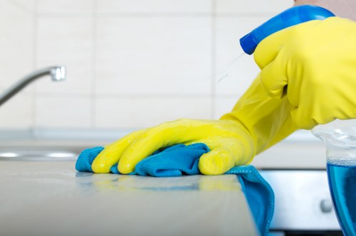 Local cleaners preparing a property in Richmond Upon Thames for handover