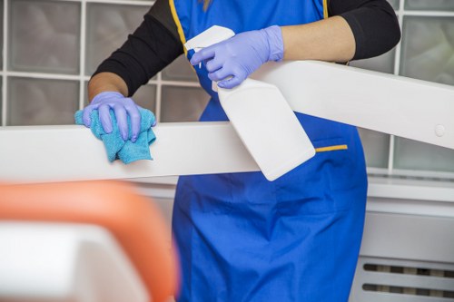 Charity donation partnership for reusable items after cleaning